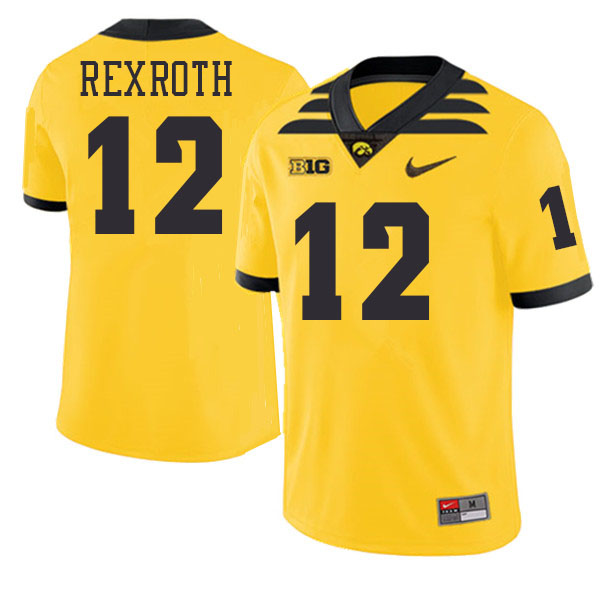 Jaxon Rexroth Iowa Jersey,University Of Iowa Hawkeyes Fotoball Uniforms,Jersey,Gears-Throwback